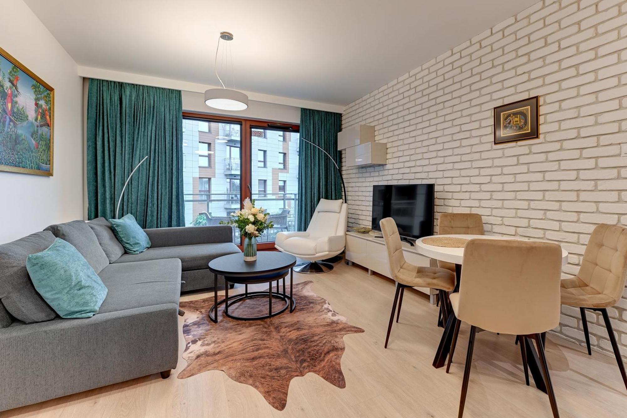Blue Mandarin Island Appartement Gdańsk Buitenkant foto